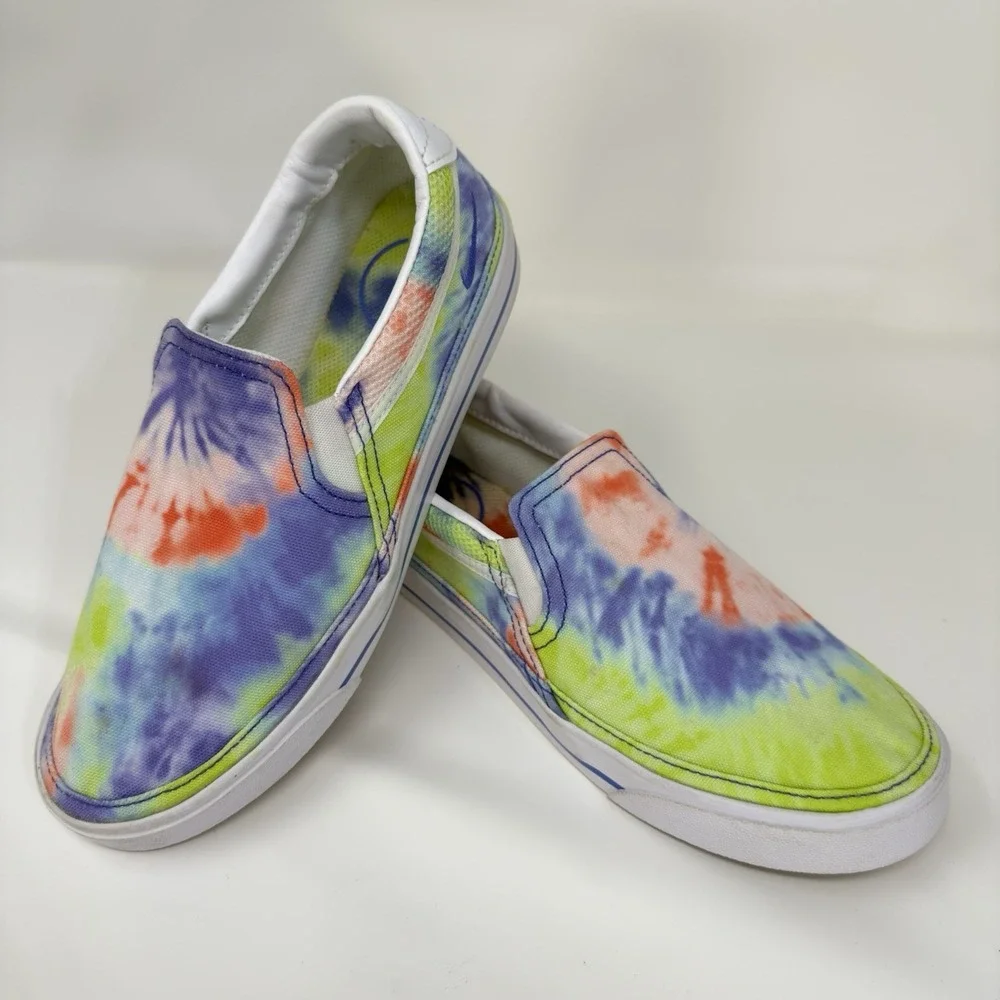 Nike Womens Court Legacy Size 7 Slip On Sneakers Tie dye Shoes CZ1752-900‎